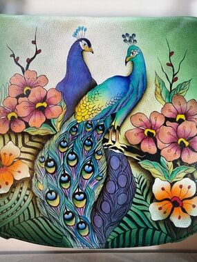 ANUSCHKA CALCUTTA INDIA-NWT $344.00            MASTERPIECE PAINTING TOOK 8 WEEKS